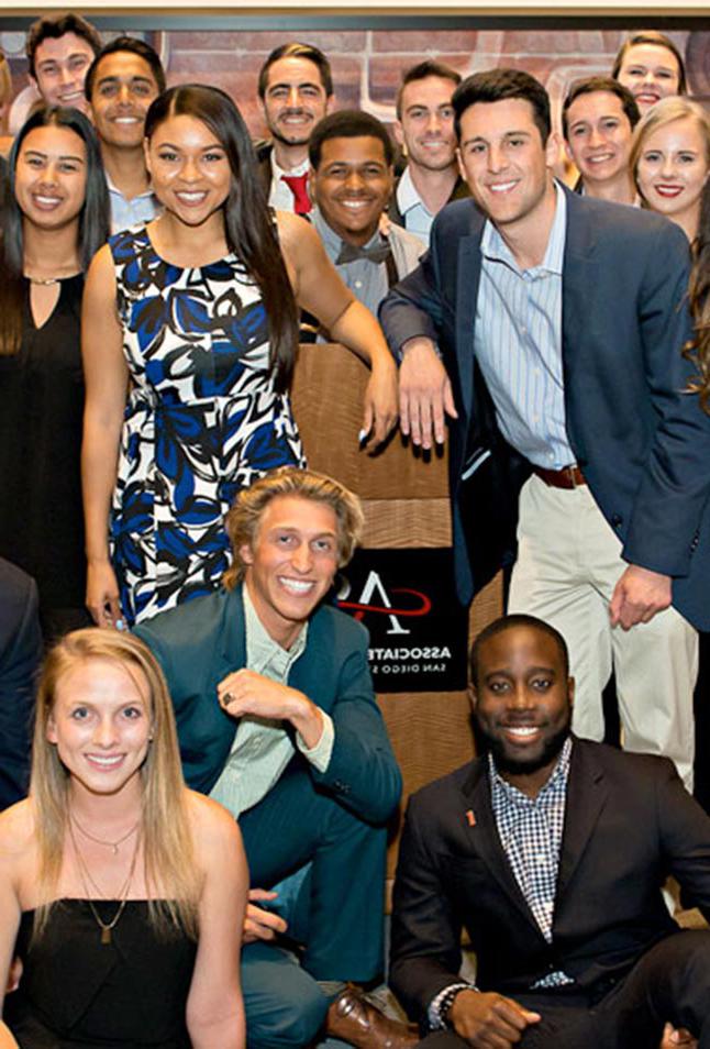 Group of students at Associated Students Achievement Awards